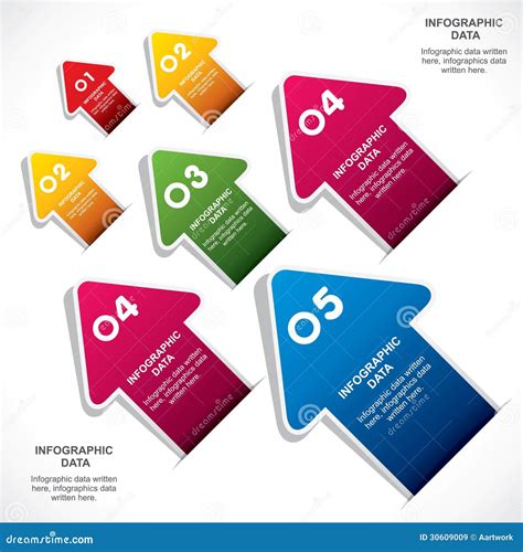 Creative Arrow Infographic Design Stock Vector - Illustration of ...