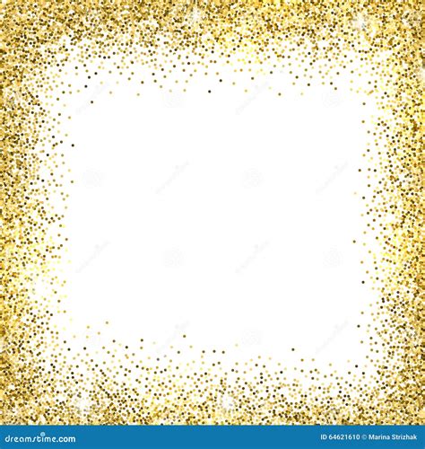 Gold Glitter Background Vector Illustration | CartoonDealer.com #64621610