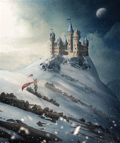 Snow Castle on Behance