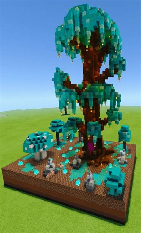 Giant nether tree with a portal (with some of the 1.16 blocks ...