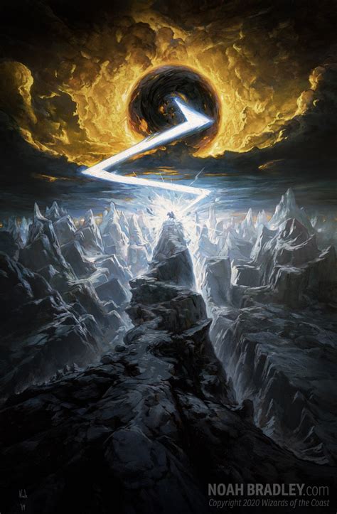 MTGNexus - Lightning Bolt Art by Noah Bradley