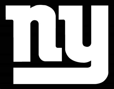 NEW YORK GIANTS LOGO CAR DECAL VINYL STICKER WHITE 3 SIZES | eBay