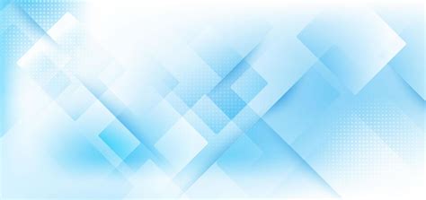 Abstract template background white and bright blue squares overlapping ...