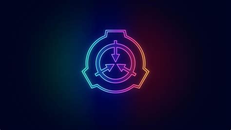 A neon SCP logo Wallpaper I made [3840 x 2160] | Scp, Scp 049 ...