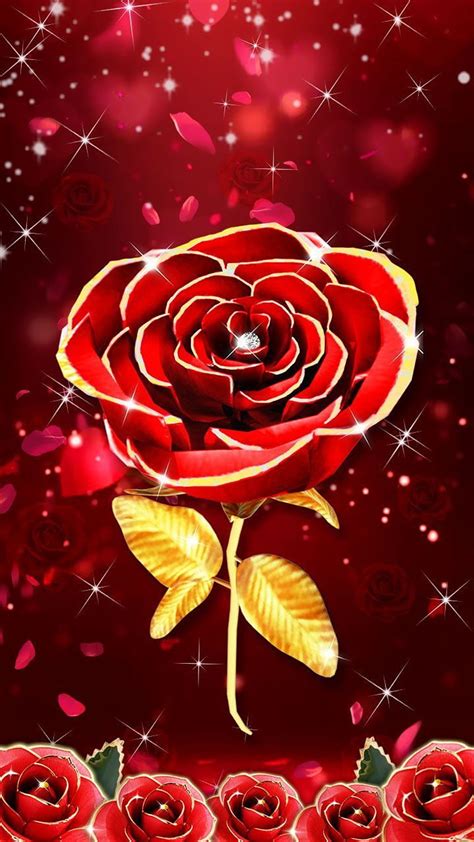 Beautiful 3D Mobile in 2020. Rose , Flower , Bling, 3D Roses HD phone ...