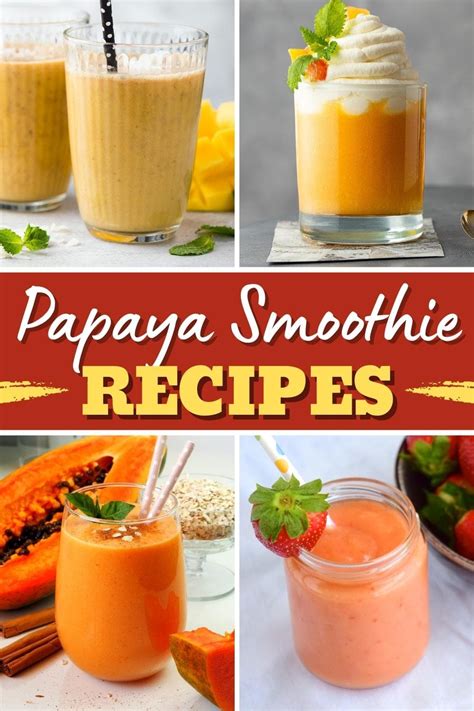 10 Best Papaya Smoothie Recipes - Insanely Good