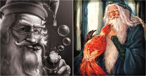 Harry Potter: 10 Pieces Of Dumbledore Fan Art That Are Simply Magical