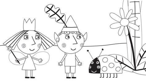 Desenhos de O Pequeno Reino De Ben E Holly para Colorir, imprimir e ...