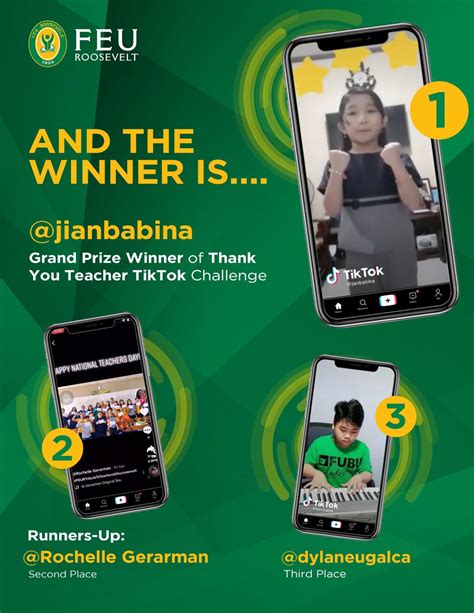 Here are the winners of our FEU... - FEU Roosevelt Marikina