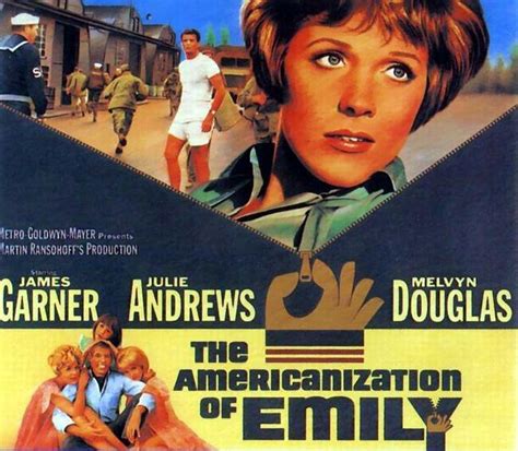 1964 The Americanization of Emily Poster. Julie Andrews and James ...