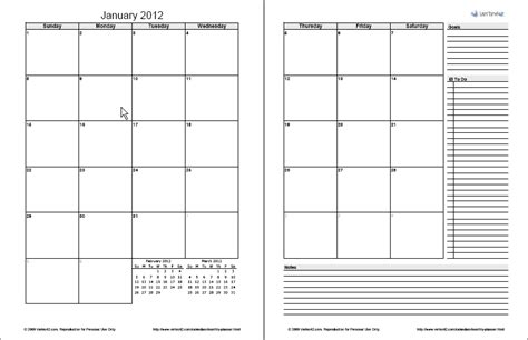 Monthly Book Template