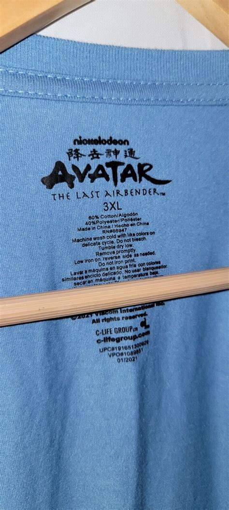 Men's Nickelodeon Avatar The Last Airbender Blue T-Sh… - Gem