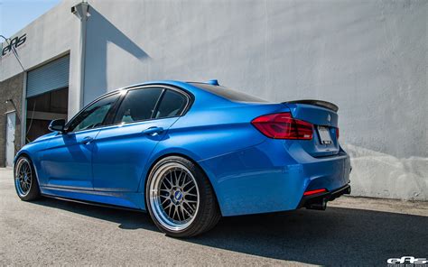 Estoril Blue Metallic BMW 340i With BBS Wheels and M Performance Parts