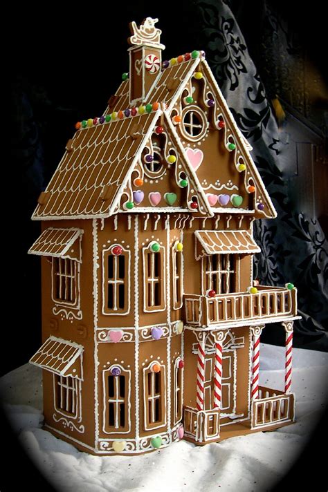 Faux Gingerbread House in the Victorian style