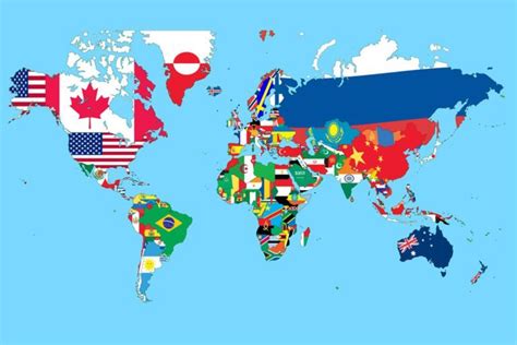 Map Of Flags – Print A Wallpaper