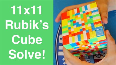 11x11 Rubik's Cube Solve! - YouTube