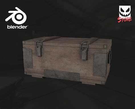 Military box free VR / AR / low-poly 3D model | CGTrader