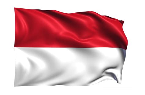 Indonesia Waving flag Realistic Transparent Background 15309654 PNG