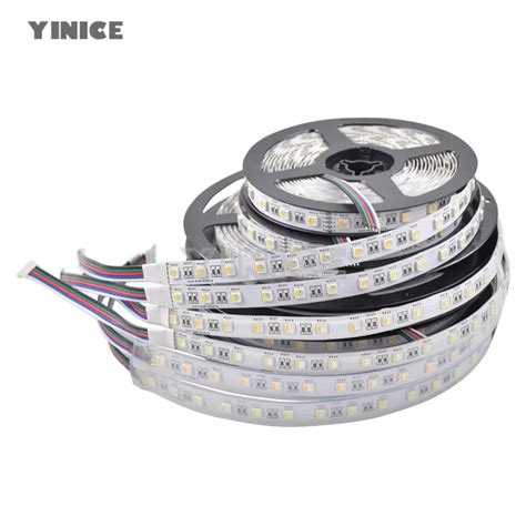 5m 60Leds/m 4 colors in 1 led chip LED RGBW RGBWW LED Strip SMD 5050 ...