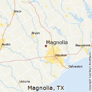 Map Of Magnolia Texas - Draw A Topographic Map