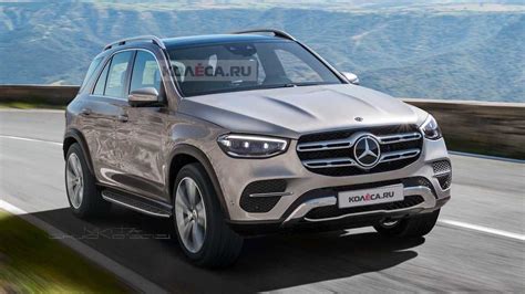 Mercedes GLE Facelift Unofficially Rendered With S-Class Lights