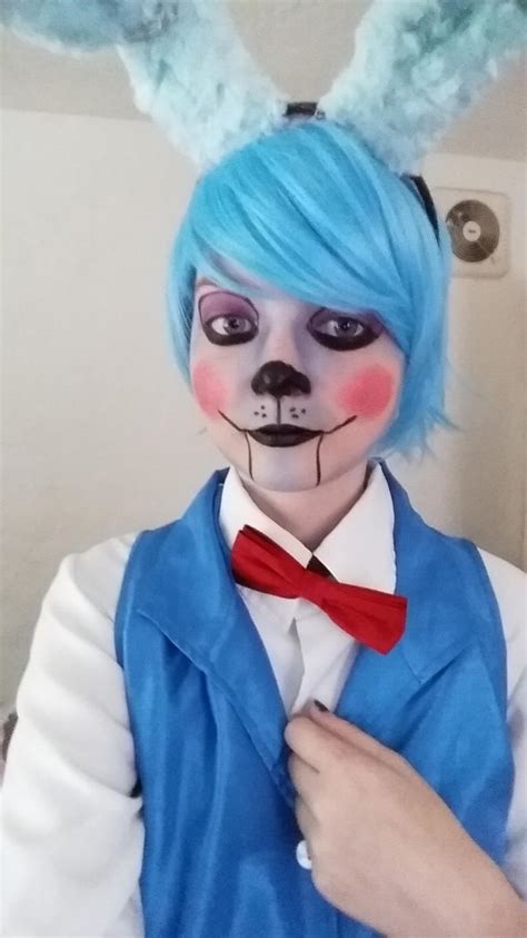 Toy Bonnie cosplay attempt by Kiri546 on DeviantArt