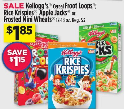 Dollar General Deals: Kellogg's Cereal + Milk $1 Each May 26 & 27!