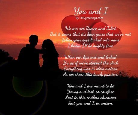 30 Cute Love Poems For Him with Images