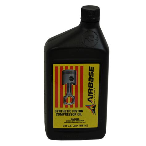 Air Compressor Oil - Synthetic Oil For Piston Air Compressors, 1 Quart