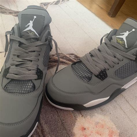 Jordan 4s cool grey Size uk 8.5 Bought wrong size... - Depop