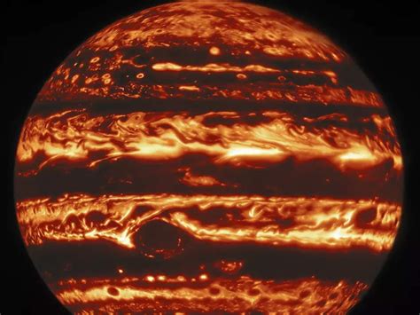 Jupiter great red spot: Jupiter images under infrared ultraviolet ...