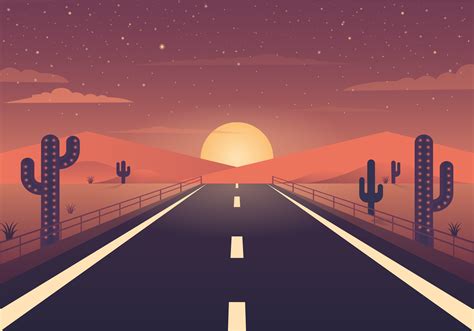 Vector Beautiful Landscape Illustration 247824 Vector Art at Vecteezy