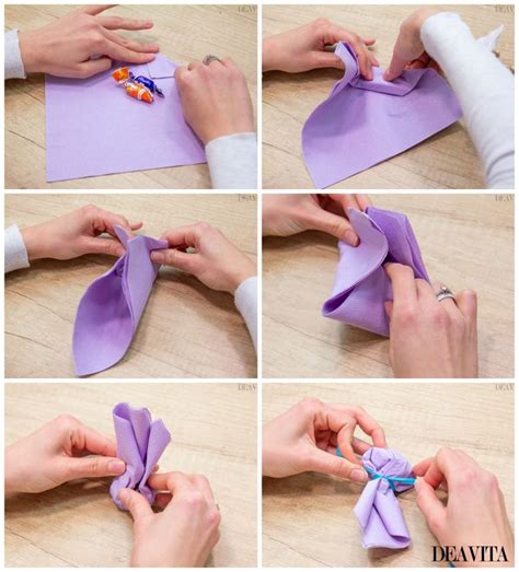 10 Easter napkin folding ideas - adorable table decoration for your feast