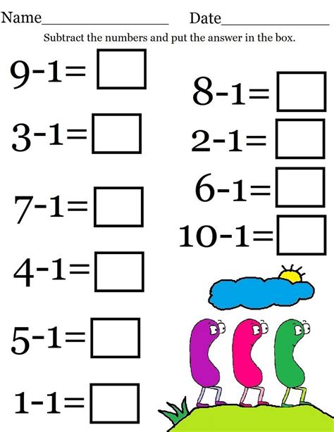 Math Sheets For 3 Year Olds