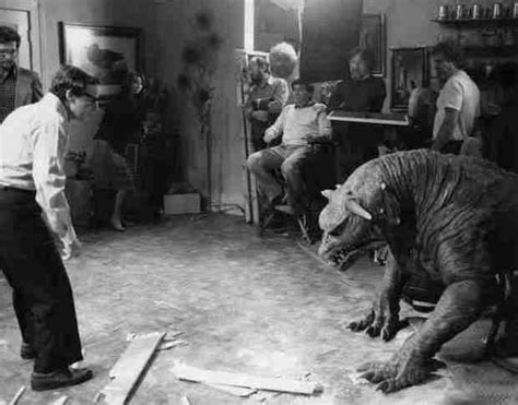 Sit! Rick Moranis On Set With A Terror Dog In A Behind The Scenes Image ...