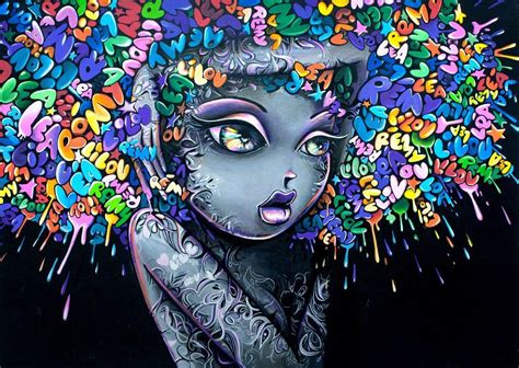 Colorful-Girl-Graffiti-Wallpaper-HD by ZolMariee.deviantart.com on ...