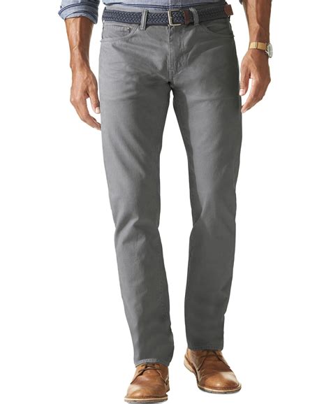 Dockers Jean Cut Slim Fit Sateen Pants D1 in Gray for Men | Lyst