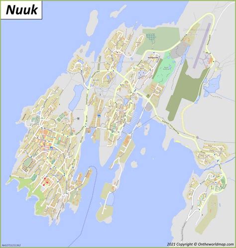 Nuuk Map | Greenland | Detailed Maps of Nuuk