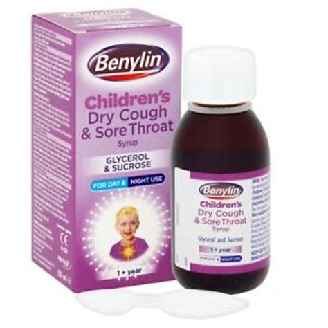 Benylin Children Cough Sore Throat Syrup, 125ml - Asset Pharmacy