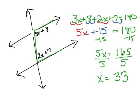 Same side interior angles | Math, geometry, angles | ShowMe