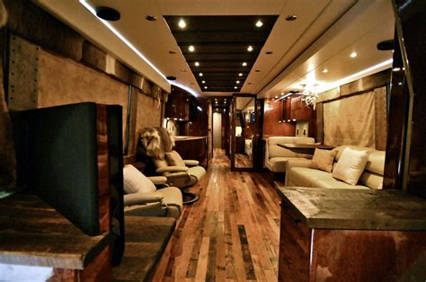 Luxurious Tour Bus Interior with Star Diamond Coach