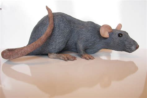 Rat Sculpture Clover Finished by philosophyfox on DeviantArt