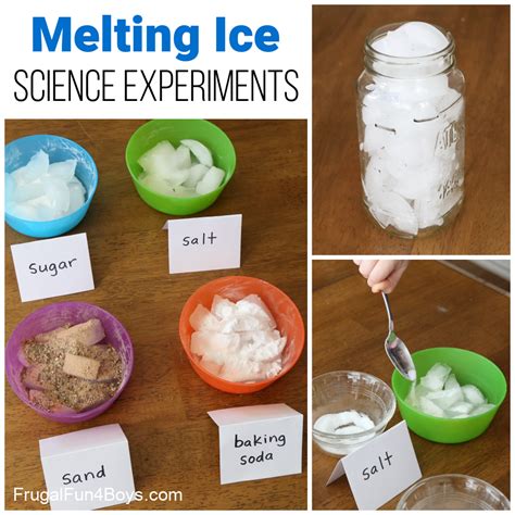 Ice Cube Melting Science Project