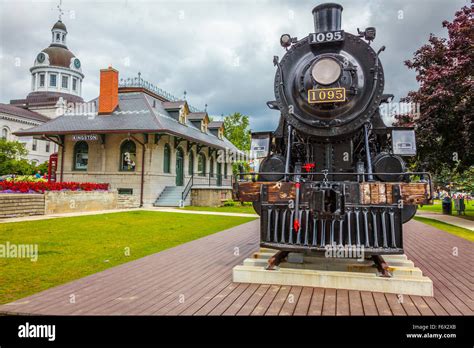 Antique train and station Kingston, Ontario, Canada Stock Photo - Alamy