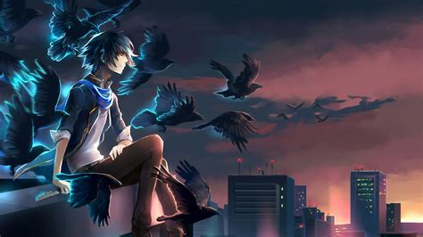 1366x768 Night Lights Anime Laptop HD ,HD 4k Wallpapers,Images ...