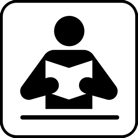 Person Reading Book clip art Free vector in Open office drawing svg ...