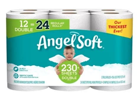 Printable Coupon: $1/2 Angel Soft Toilet Paper + Target or Walmart Deal ...