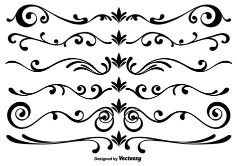 Download Vector Scrollwork Elements Vector Art. Choose from over a ...