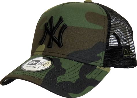 NY Yankees New Era Woodland Camo Clean Trucker Cap – lovemycap