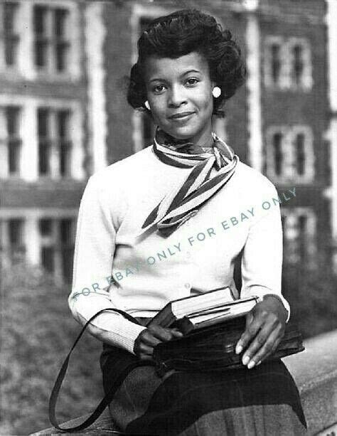 Vintage Old Photo Print 1950s Pretty African American Black Woman Girl ...